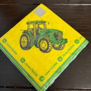 John Deere Lunch Napkins NEW Yellow Green Tractor Birthday Party Supplies Farm
